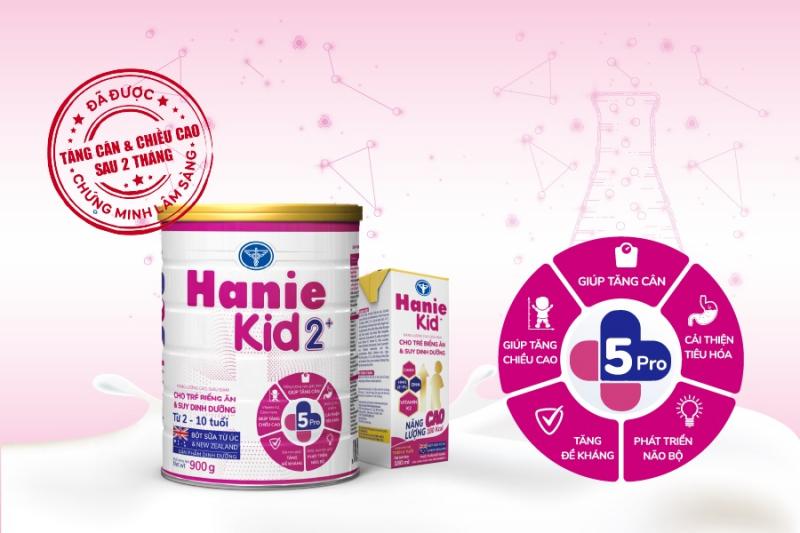 Sữa bột Nutricare Hanie Kid 2+