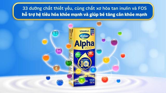 Sữa bột pha sẵn Vinamilk Dielac Alpha Gold