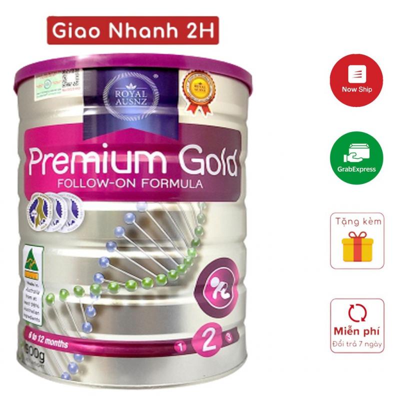 Sữa Bột Premium Gold Số 2 ROYAL AUSNZ Giúp Trẻ Hấp Thu Dinh Dưỡng, Tăng Cân Khỏe Mạnh 900g/hộp