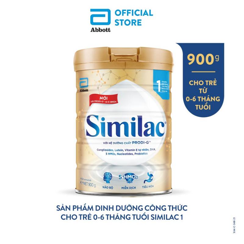 Sữa bột Similac 5G số 1 - 900g (0 - 6 tháng)