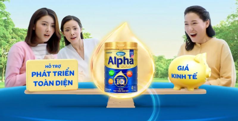 Sữa bột Vinamilk Dielac Alpha Gold 4