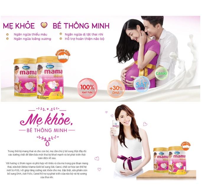 Sữa bột Vinamilk Dielac Mama Gold