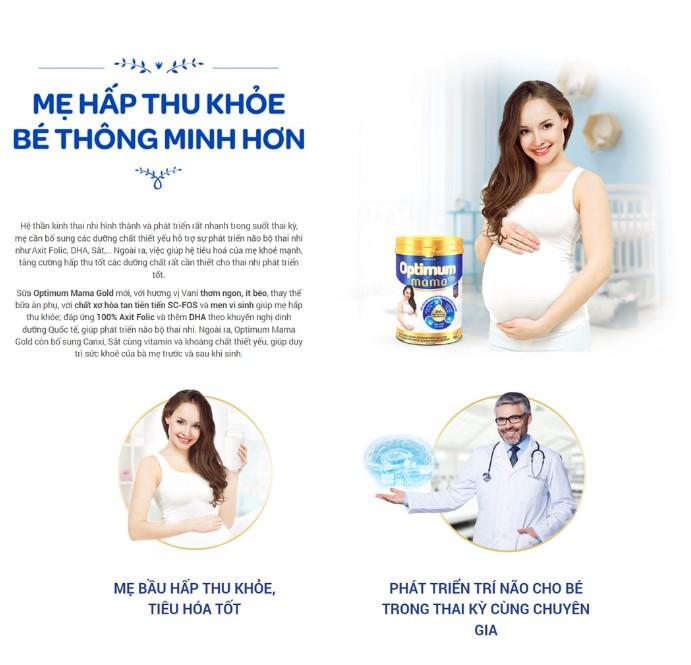 Sữa bột Vinamilk Optimum Mama Gold