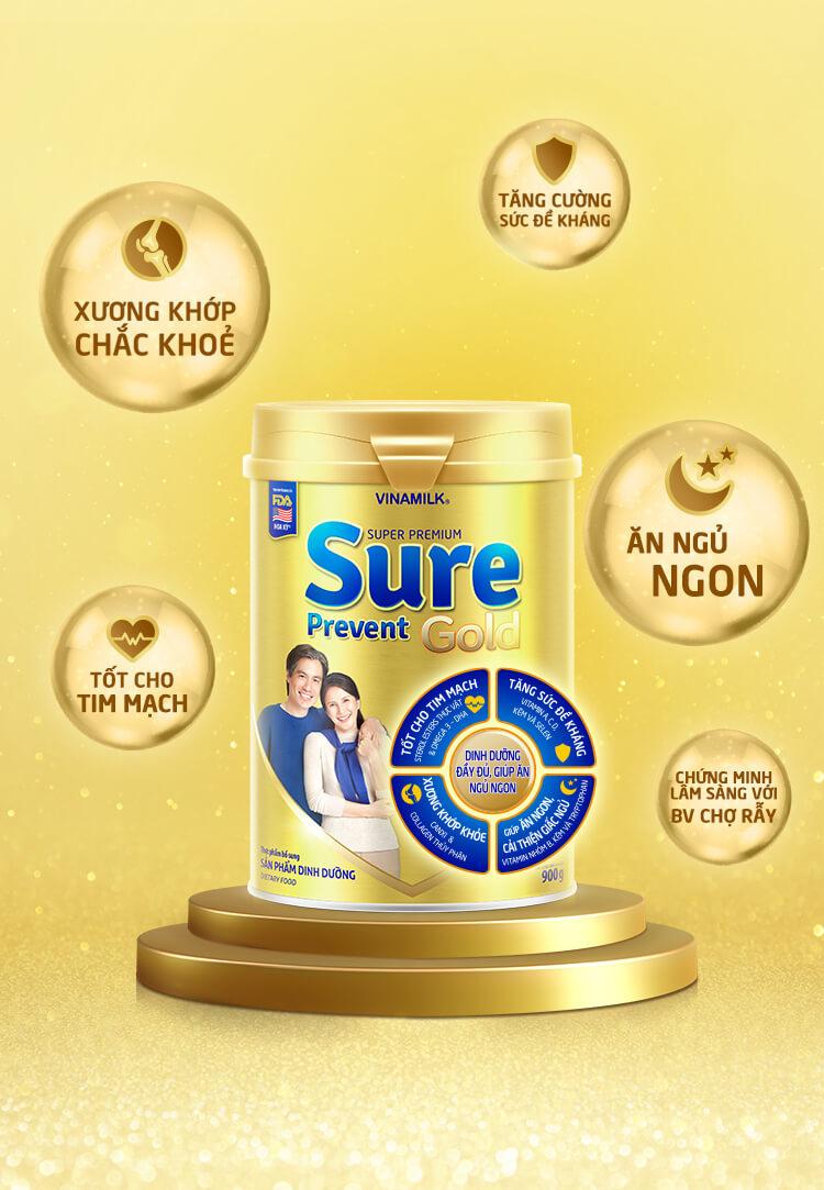 Sữa bột Vinamilk Sure Prevent Gold