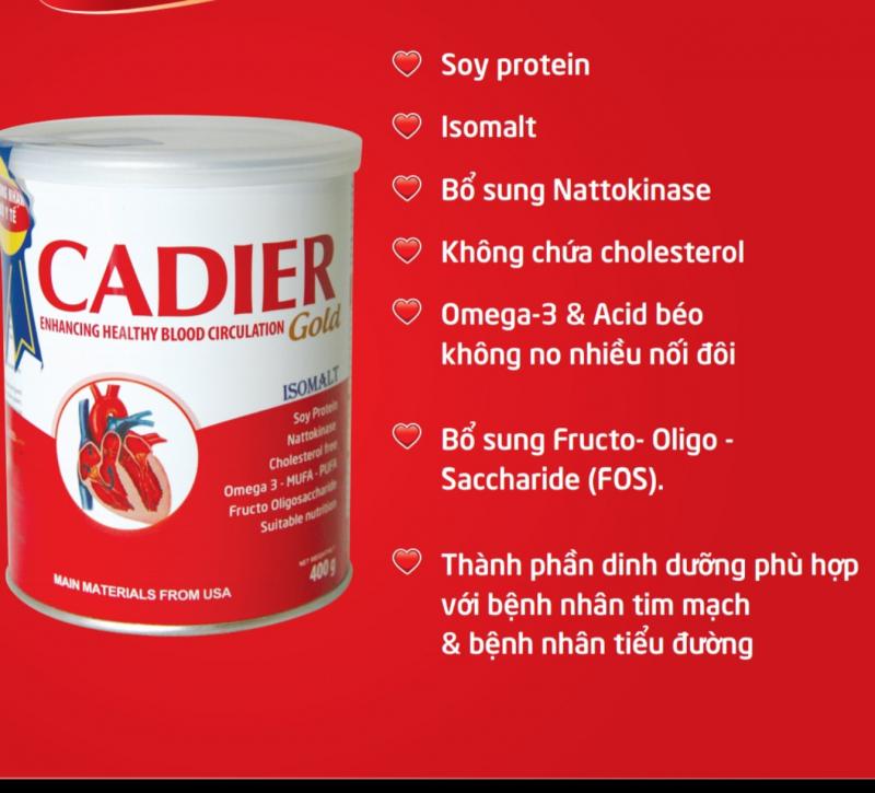 Sữa Cadier Gold