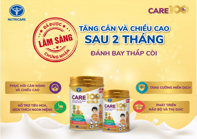 Sữa Care 100 Gold của Nutricare