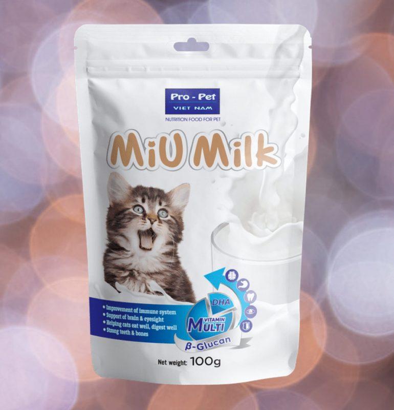 Sữa cho Mèo Pro-pet Miu Milk