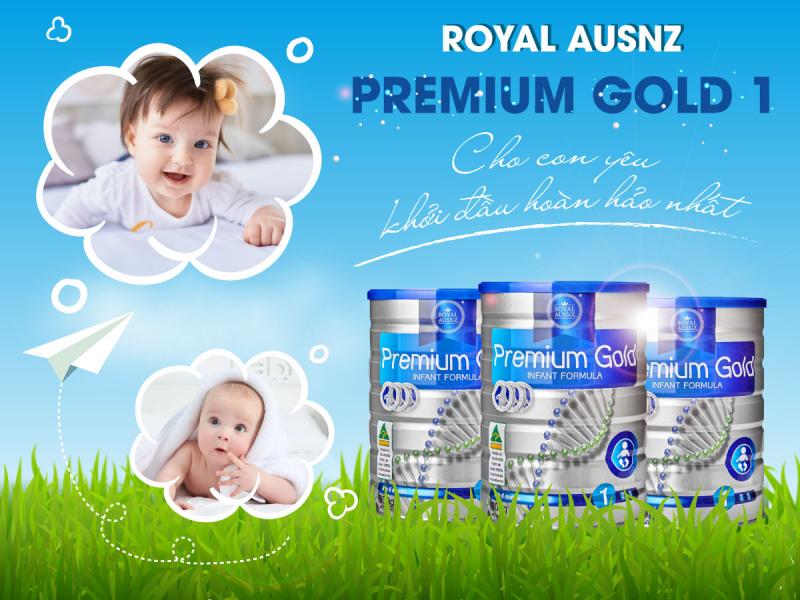 Sữa cho trẻ sơ sinh Royal Ausnz Premium Gold 1