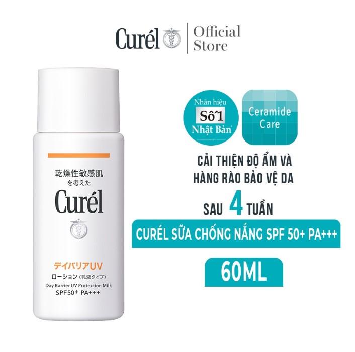 Sữa chống nắng Curel UV Protection Milk SPF 50+ PA+++