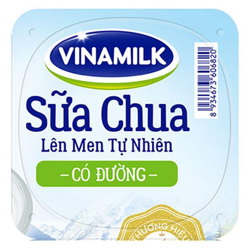 Sữa chua ăn Vinamilk có đường