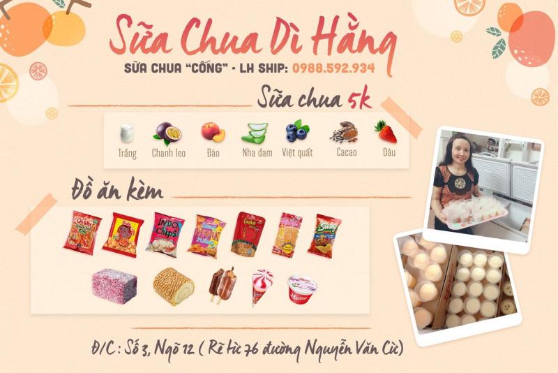 Menu của quán