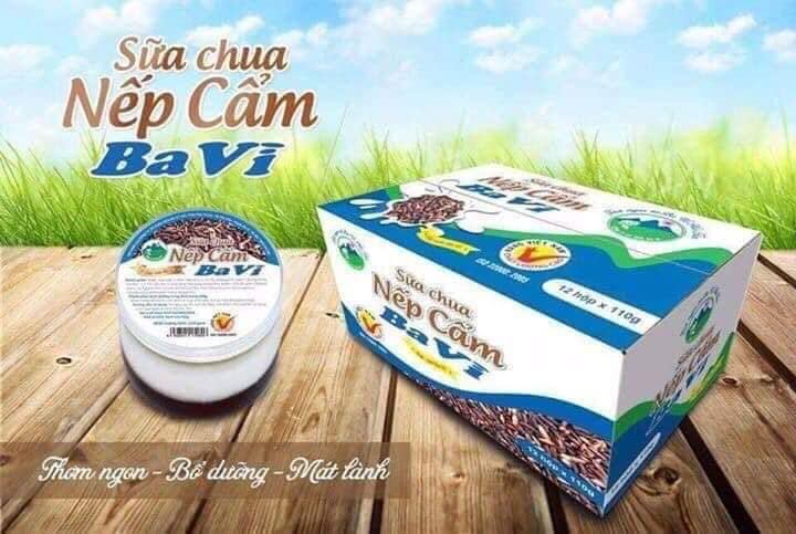 Sữa chua nếp cẩm Ba Vì