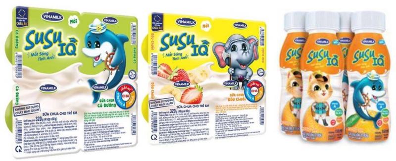 Sữa chua trẻ em Vinamilk Susu IQ