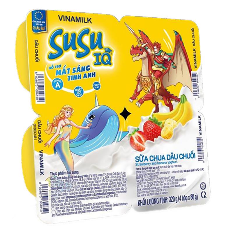 Sữa chua trẻ em Vinamilk Susu IQ