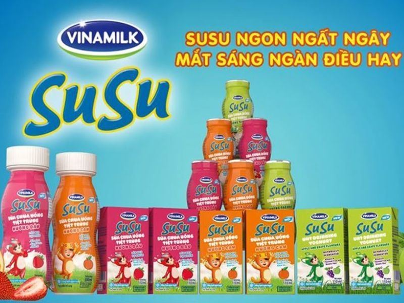 Các loại sữa chua uống SUSU