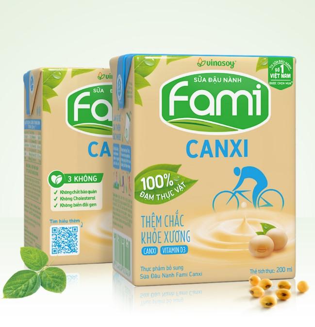 Sữa đậu nành Fami Canxi