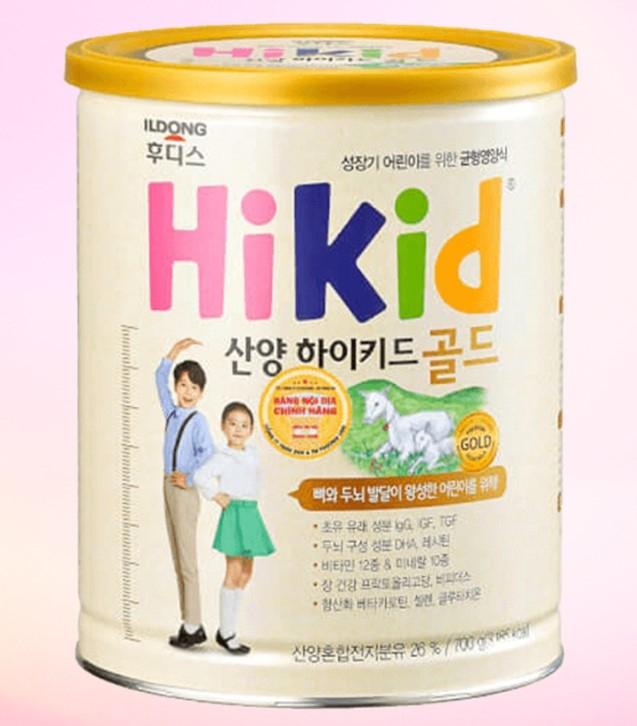 Sữa dê Hikid Hàn Quốc