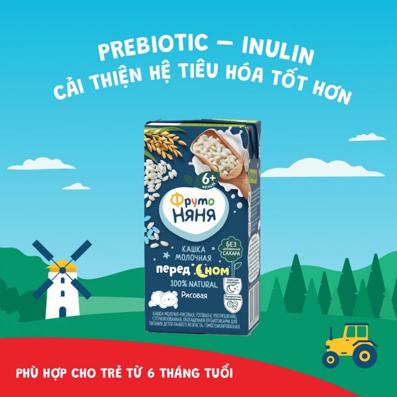 Sữa đêm gạo sữa Fruto Nyanya 200ml