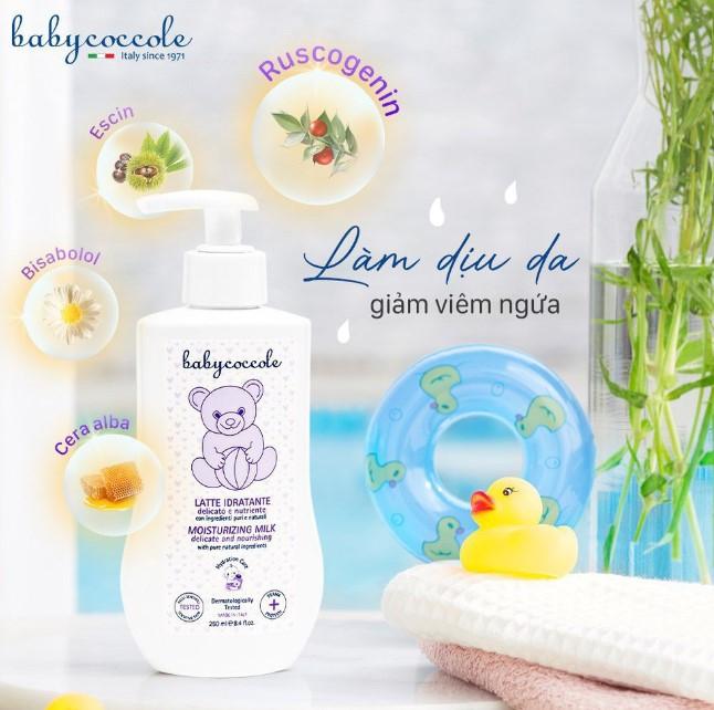 Sữa dưỡng ẩm cho bé Babycoccole 0M+