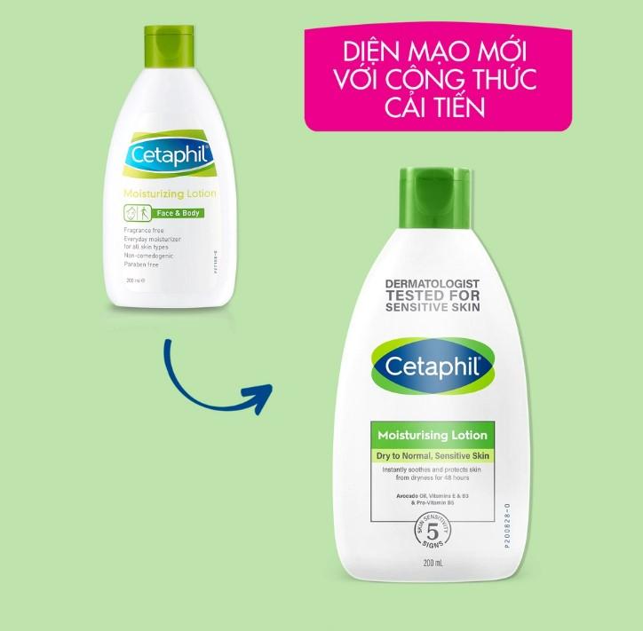 Sữa dưỡng ẩm dịu lành cho da nhạy cảm Cetaphil Moisturizing Lotion