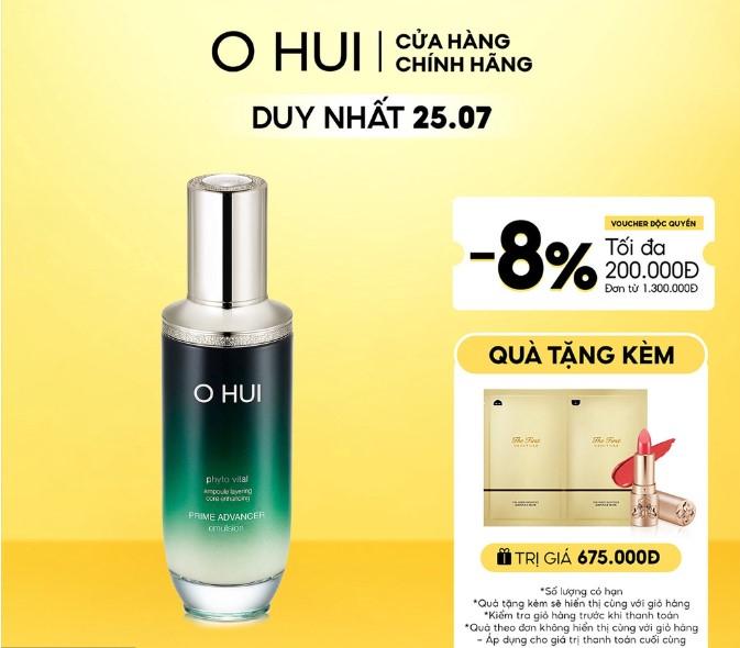 Sữa dưỡng chống lão hoá O Hui Prime Advancer Emulsion