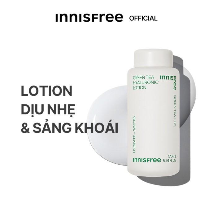 Sữa dưỡng ﻿Innisfree Green Tea Hyaluronic Lotion