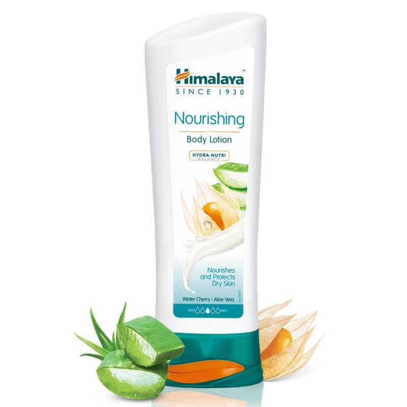 Sữa dưỡng thể cấp ẩm sâu, phục hồi da hư tổn Himalaya Nourishing Body Lotion 200ml