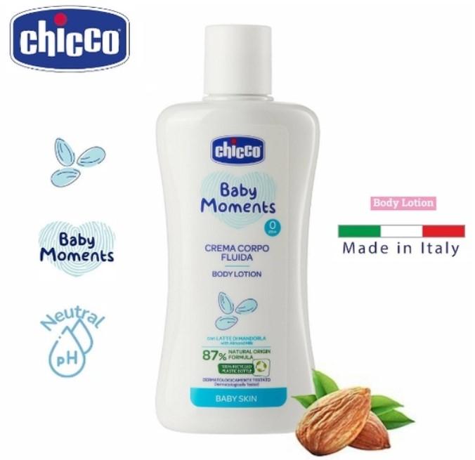 Sữa dưỡng thể Chicco chiết xuất hạnh nhân 200ml