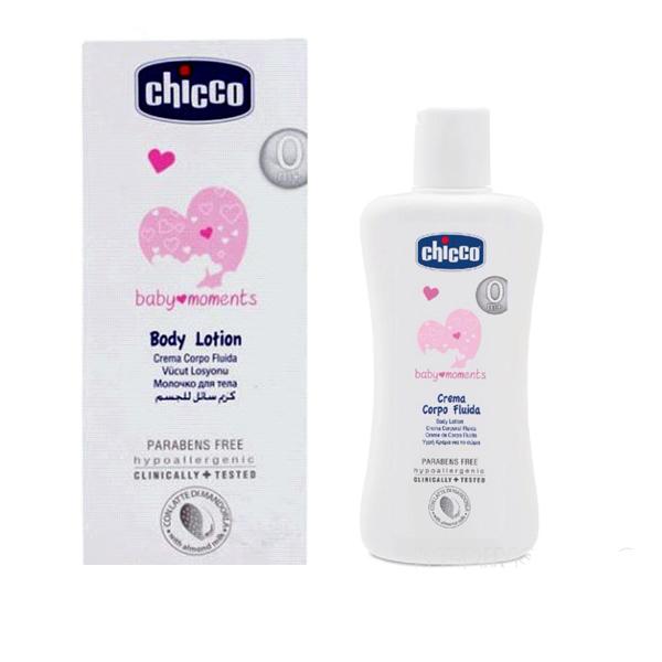 Sữa dưỡng thể Chicco chiết xuất hạnh nhân 200ml