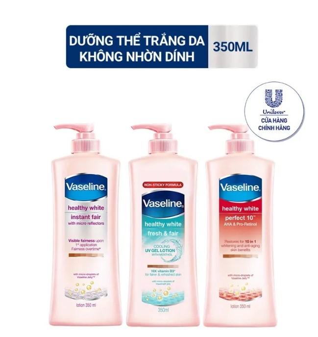 Sữa dưỡng thể da sáng tức thì Vaseline