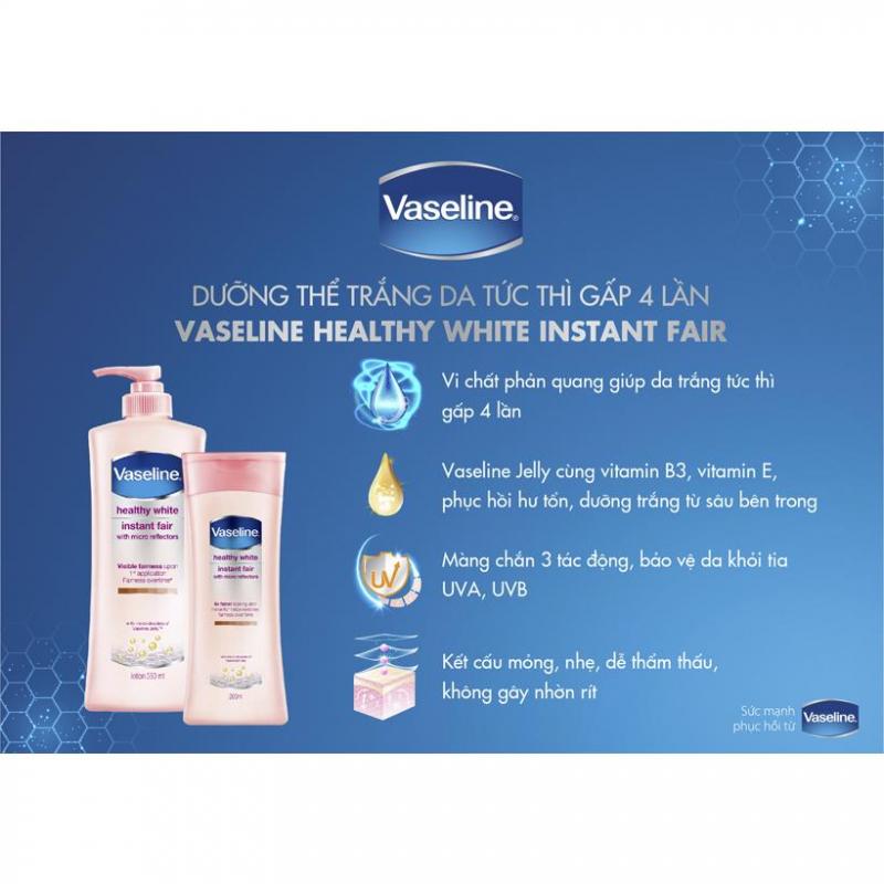 Sữa dưỡng thể da sáng tức thì Vaseline