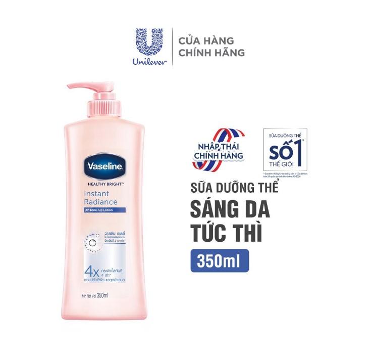 Sữa dưỡng thể Vaseline Healthy Bright Insta Radiance UV Tone-Up Lotion