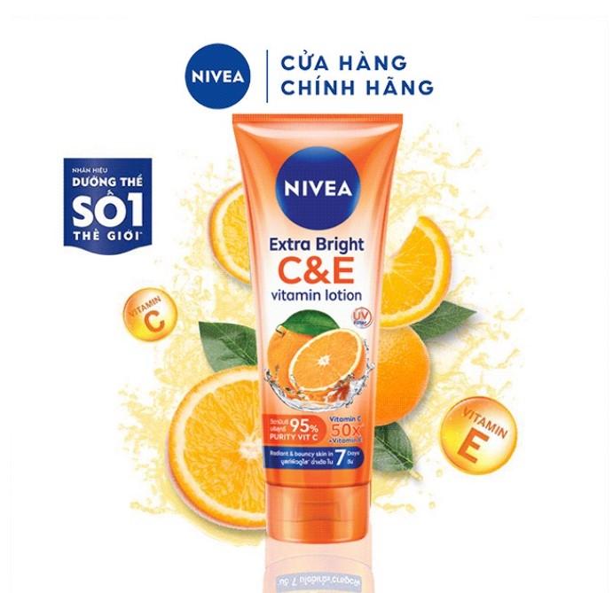 Sữa dưỡng thể dưỡng trắng Nivea Extra White C&E Vitamin Lotion