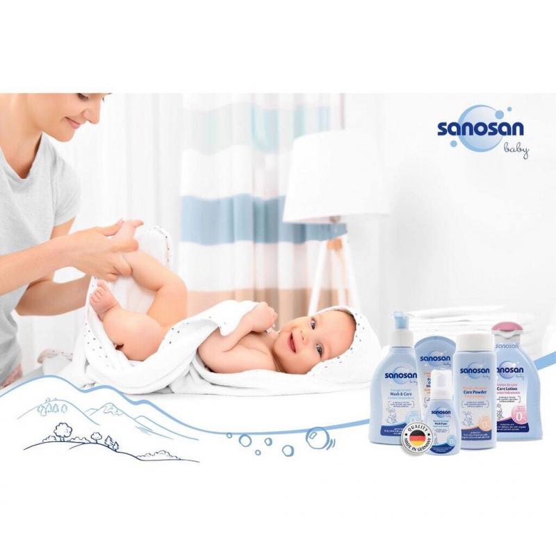 Sữa dưỡng thể Sanosan Baby chiết xuất Olive hữu cơ gói 8ml