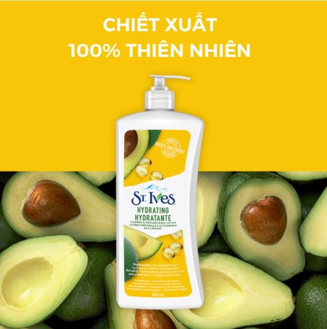 Sữa dưỡng thể St.Ives vitamin E và bơ