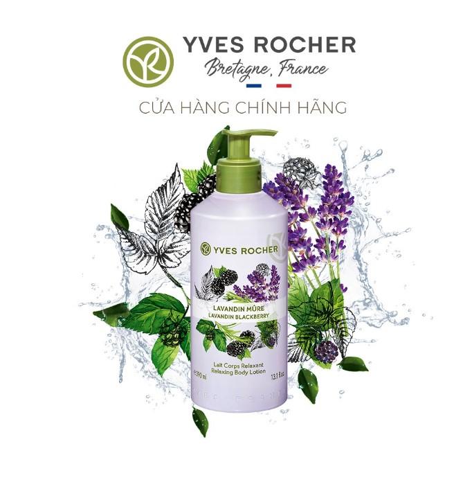 Sữa dưỡng thể Yves Rocher Relaxing Body Lotion Lavandin Blackberry