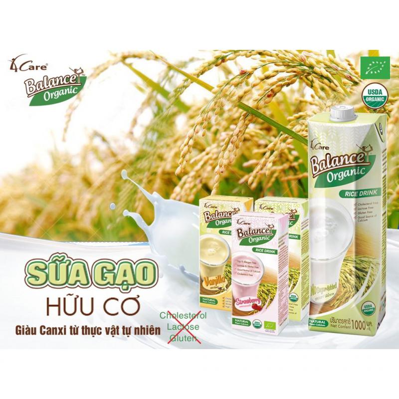 Sữa gạo hữu cơ 4Care Balance Organic