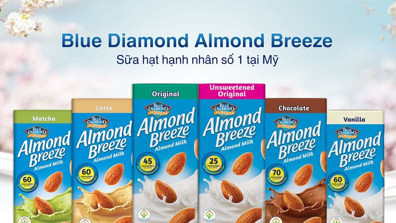 Sữa hạt hạnh nhân Almond Breeze
