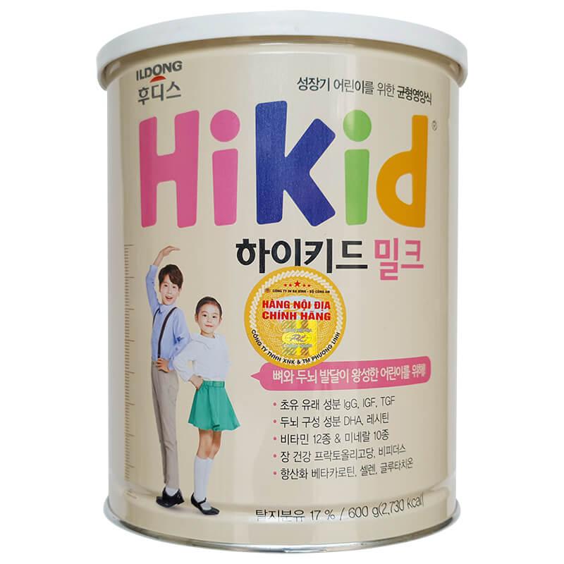 Sữa Dê Hikid Hàn Quốc 700g (trẻ từ 1-9 tuổi)