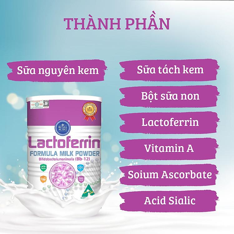 Sữa Hoàng Gia Úc Lactoferrin Hồng