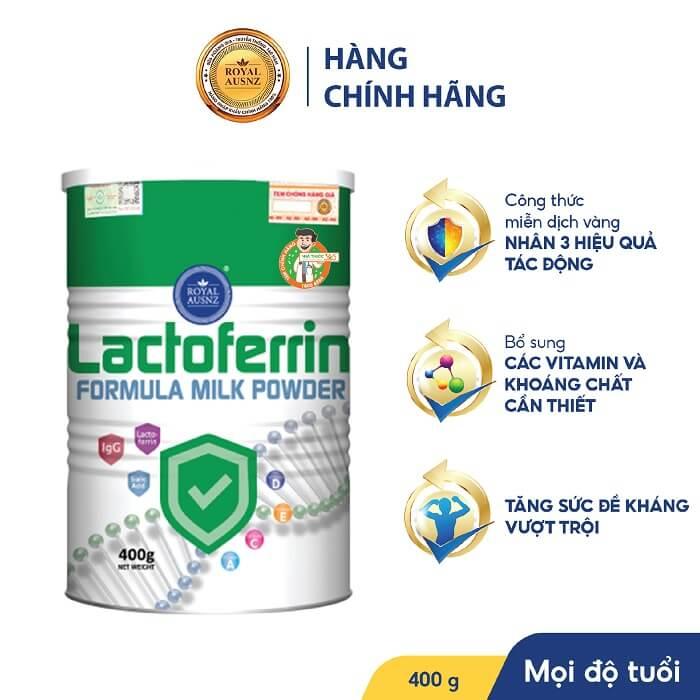 Sữa Hoàng Gia Úc Lactoferrin Xanh