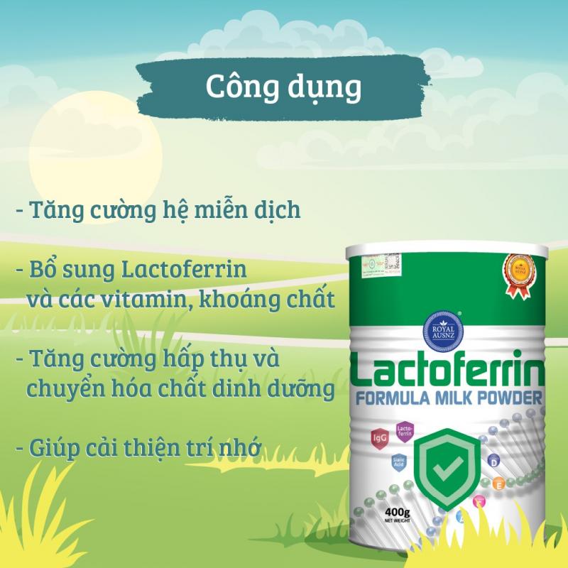 Sữa Hoàng Gia Úc Lactoferrin Xanh