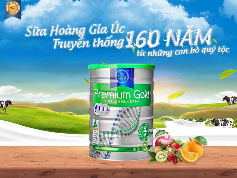 Sữa Hoàng Gia Úc Royal Ausnz Premium Gold 3