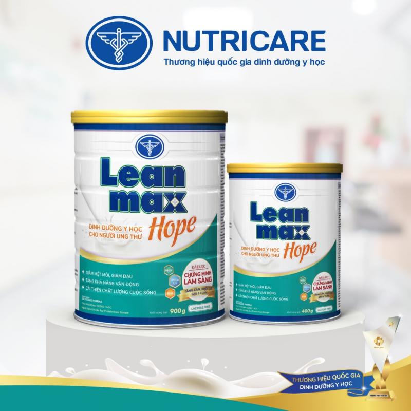 Leanmax Hope là sản phẩm đạt Thương hiệu quốc gia Dinh dưỡng Y học