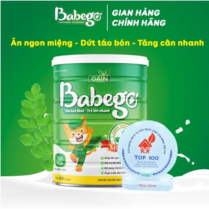 Sữa mát tăng cân, cải thiện biếng ăn, táo bón Babego