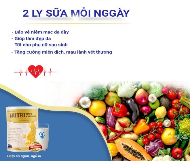 Sữa nghệ Nutri Nano Curcumin