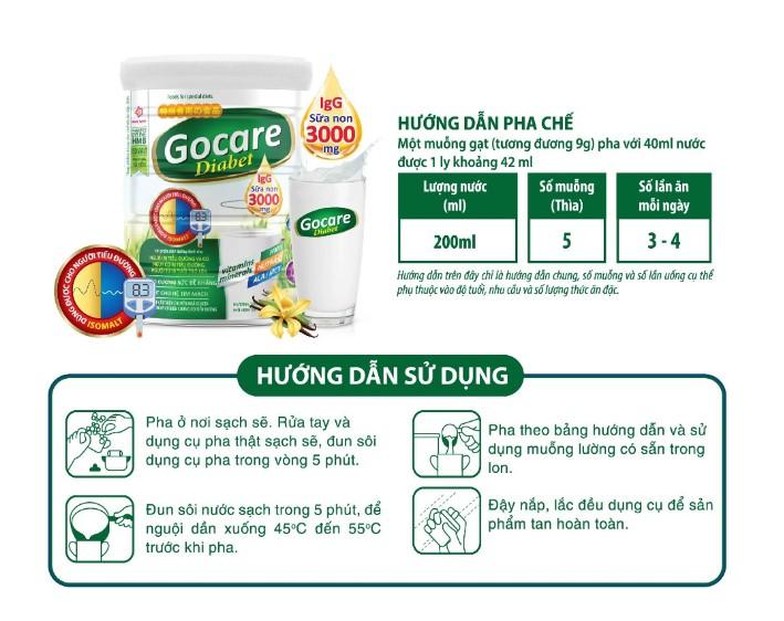 Sữa non Gocare Diabet