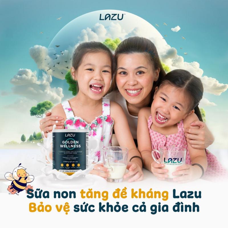 Sữa non tăng đề kháng Lazu Golden Wellness