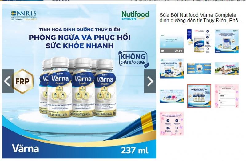 Sữa Nutifood Varna Complete