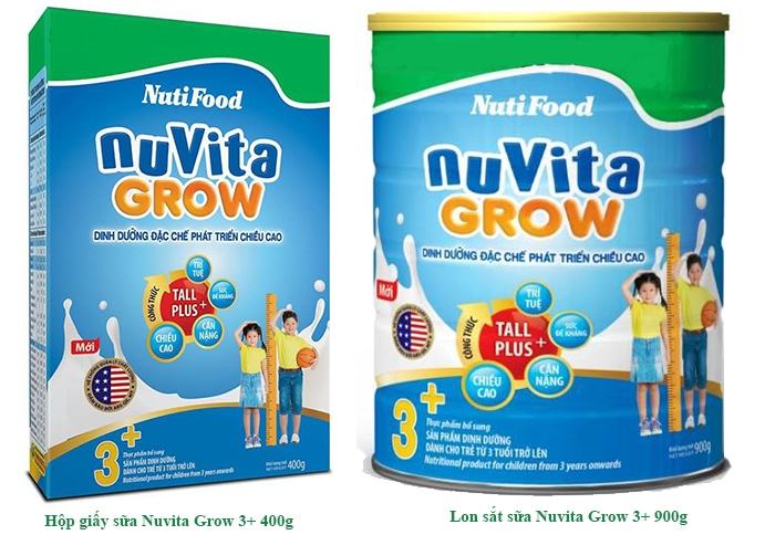 Sữa Nuvita Grow